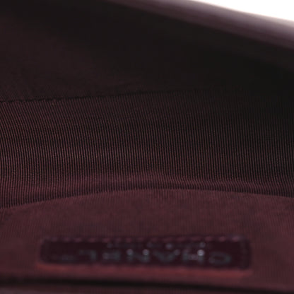 Chanel Calfskin Chevron Quilted Small Boy Flap Burgundy 5 of 10