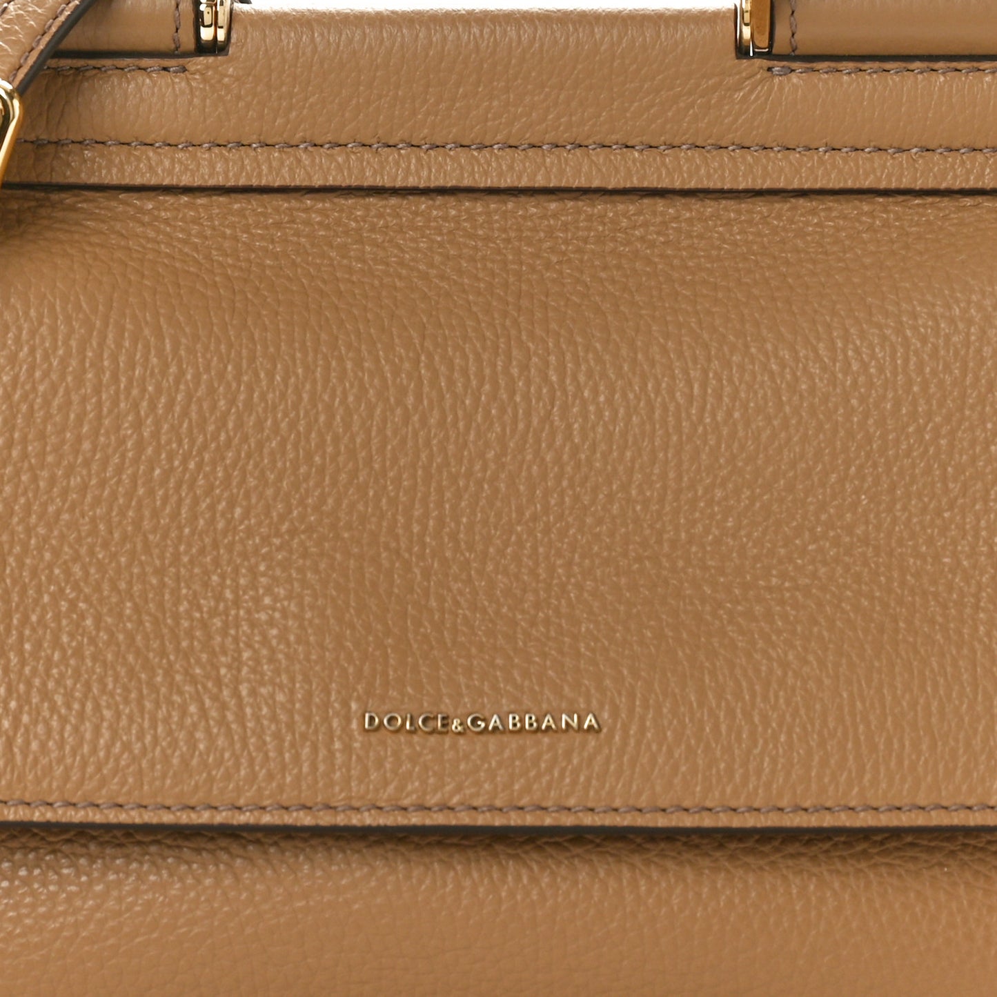 Calfskin Small Sicily Soft Satchel Brown