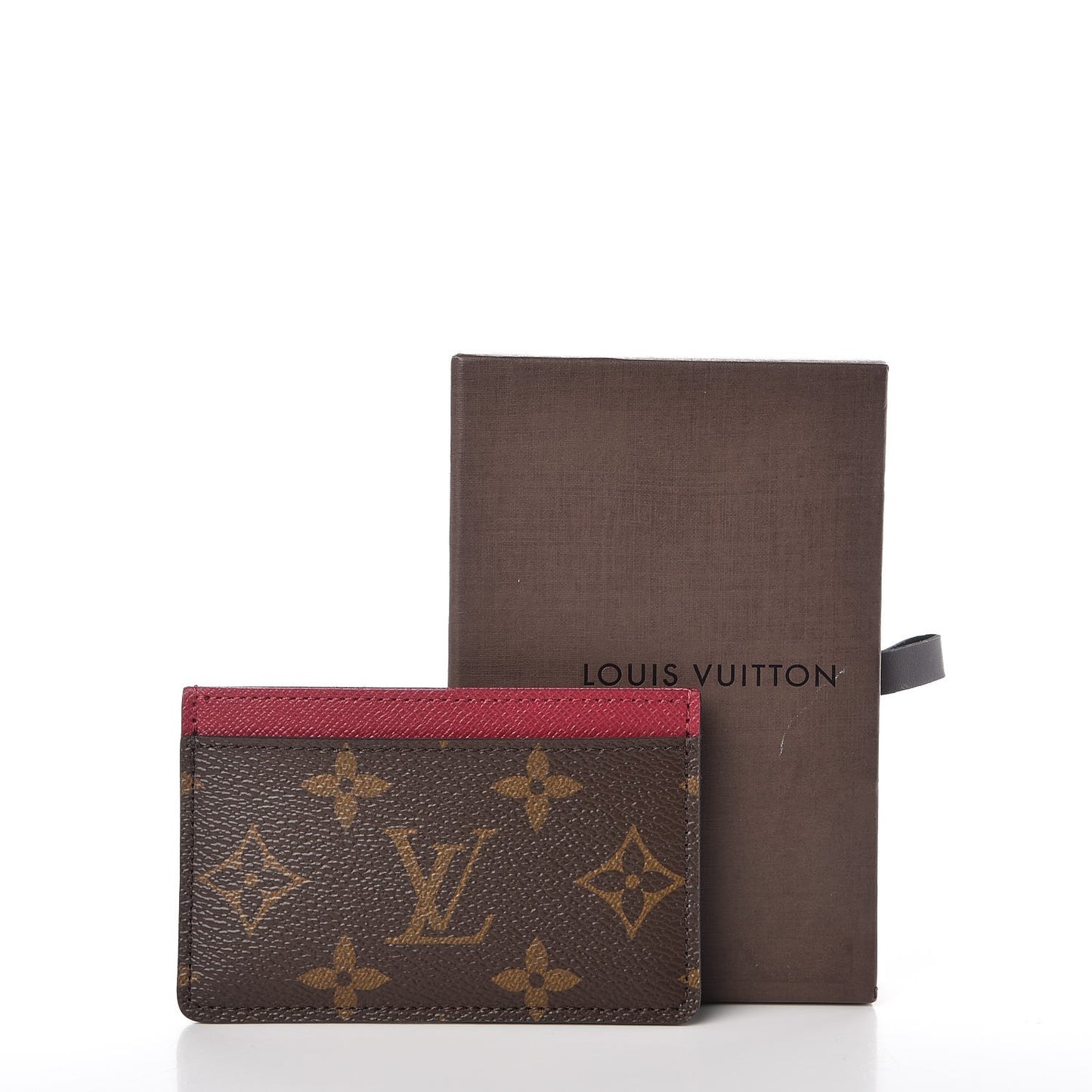 Monogram Card Holder Fuchsia