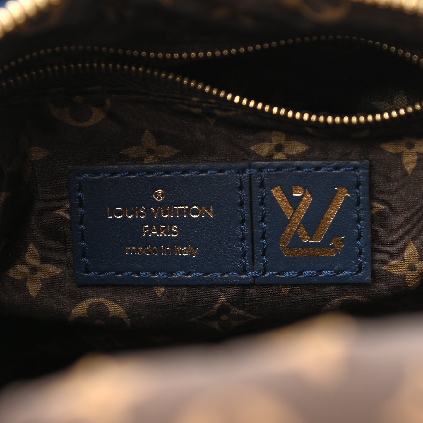 Econyl Mini Monogram Pillow Speedy Bandouliere 25 Navy