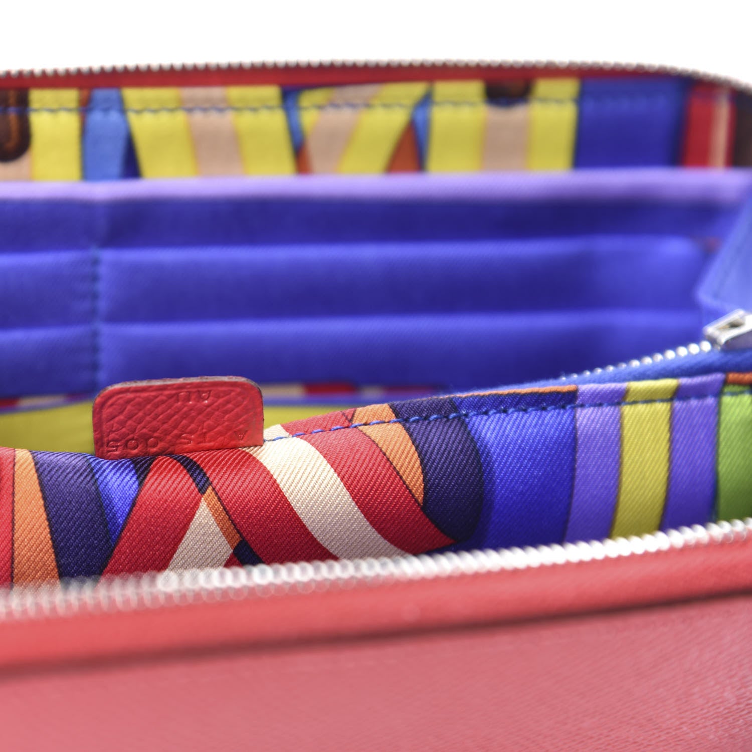 Hermes Epsom Silk'In Wallet Rouge Tomate 7 of 8