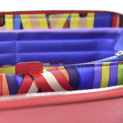 Hermes Epsom Silk'In Wallet Rouge Tomate 7 of 8
