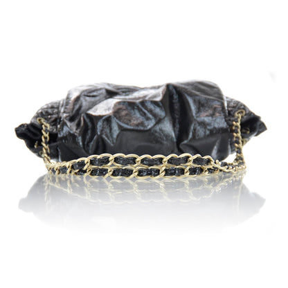 Chanel Vinyl XL Rock and Chain Flap Black 4 of 10