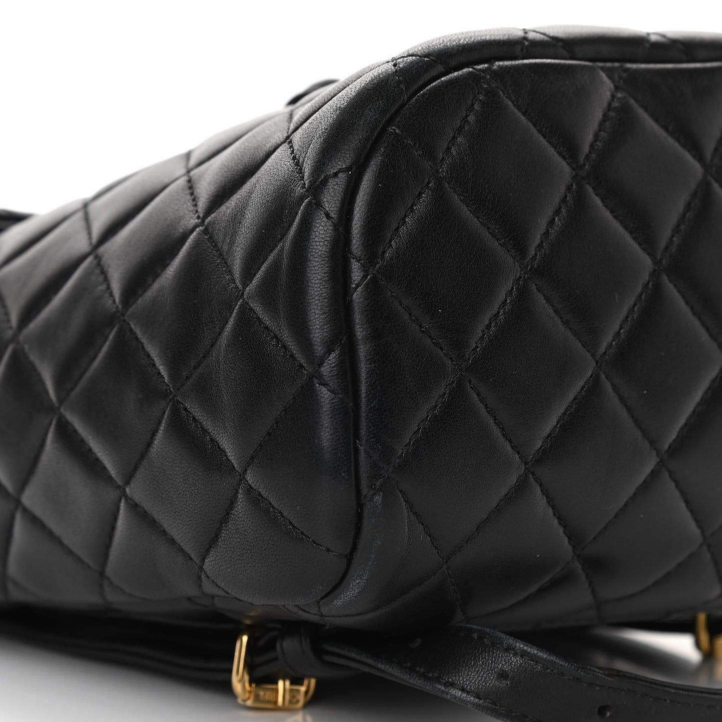 Lambskin Quilted Mini Urban Spirit Backpack Black