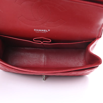 Chanel Caviar Quilted Jumbo Double Flap Dark Red 5 of 15