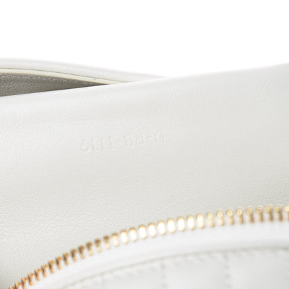 Celine Calfskin Quilted C Charm Belt Bag White 7 of 9
