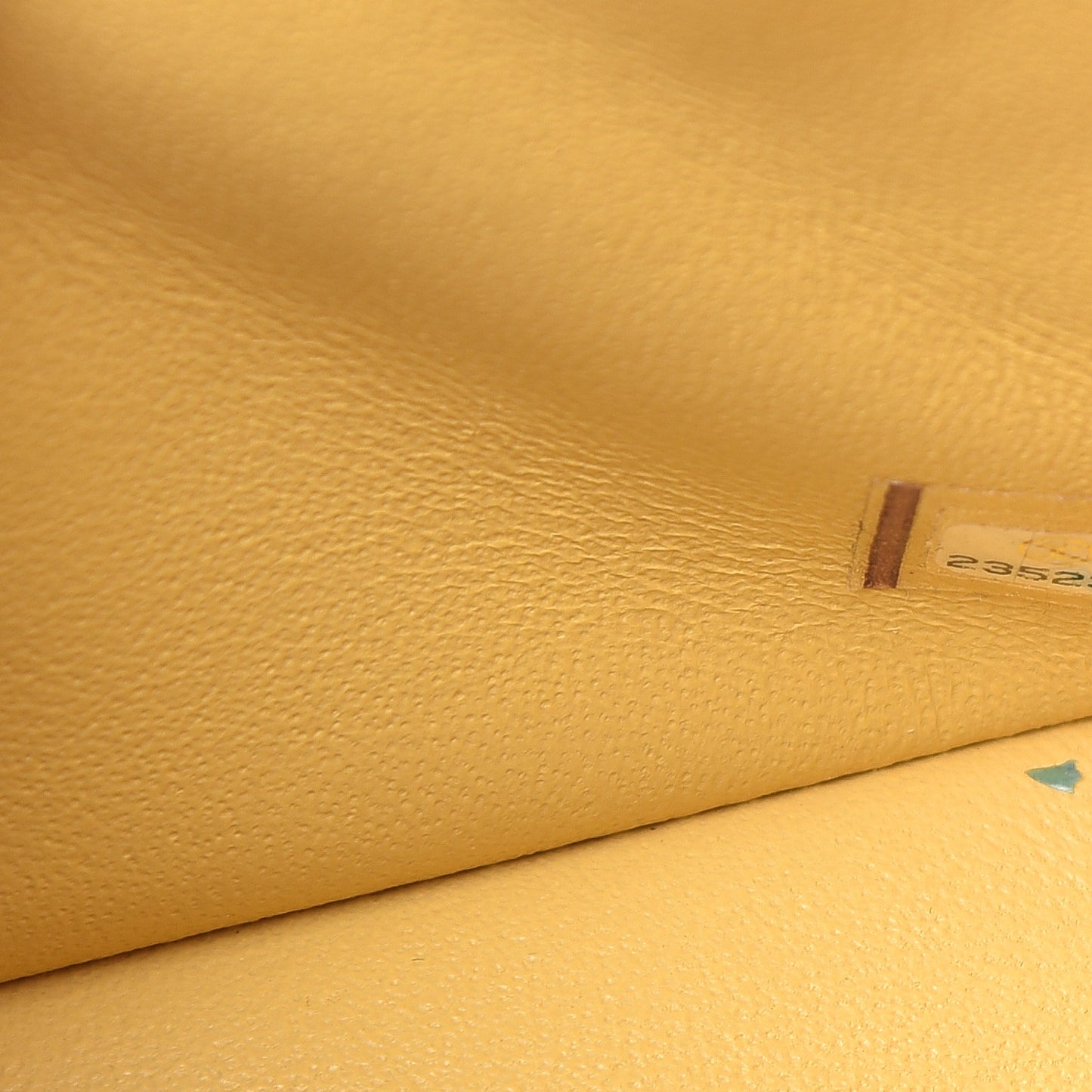 Lambskin Quilted Mini Rectangular Flap Yellow