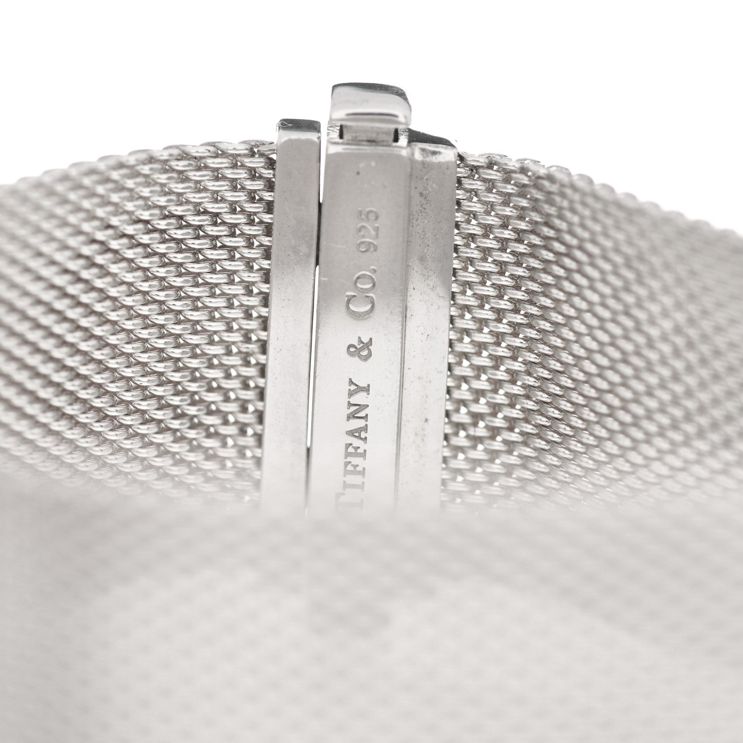 Tiffany Sterling Silver Diamond Somerset Bracelet 4 of 5