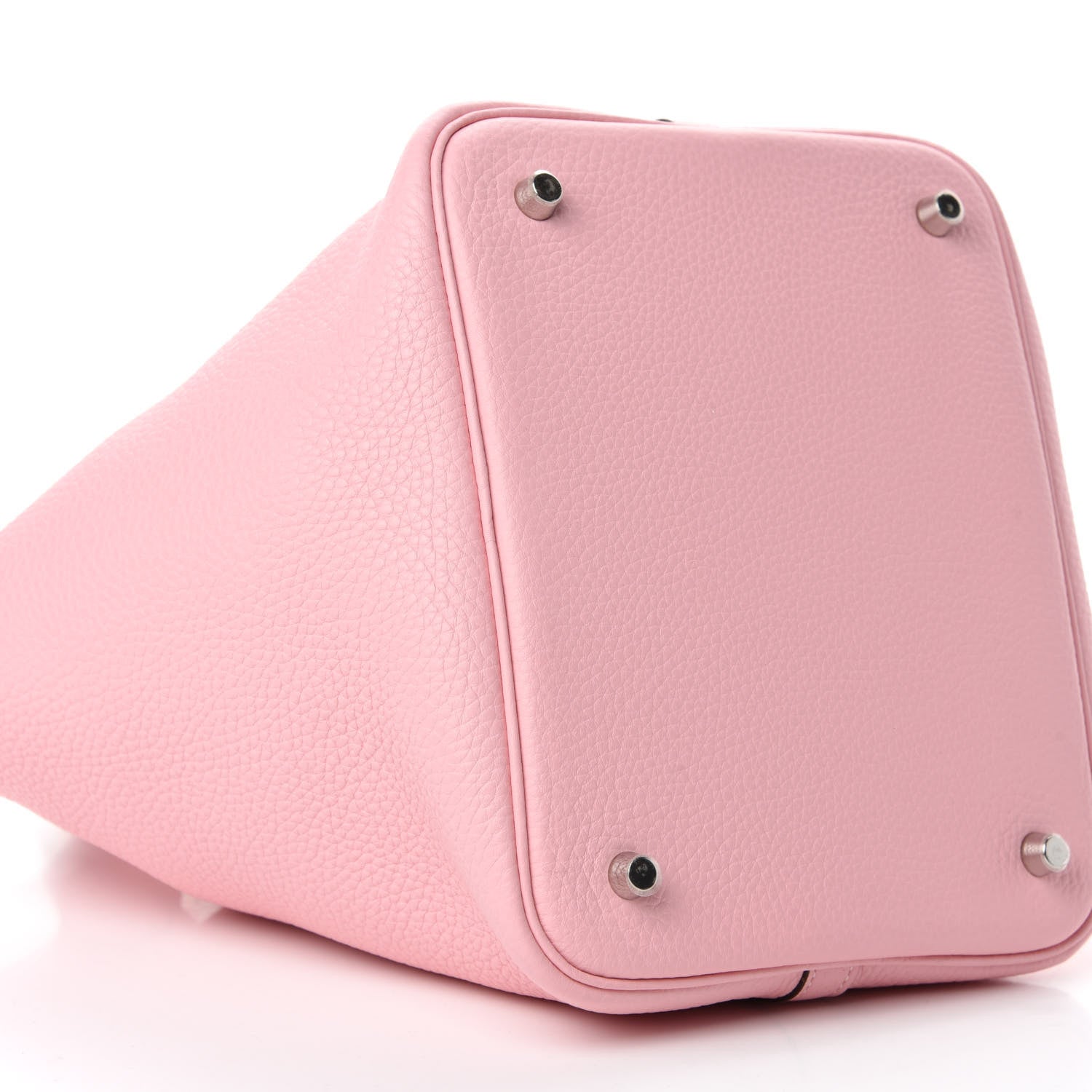 Hermes Taurillon Clemence Picotin Lock 22 MM Rose Sakura 6 of 11