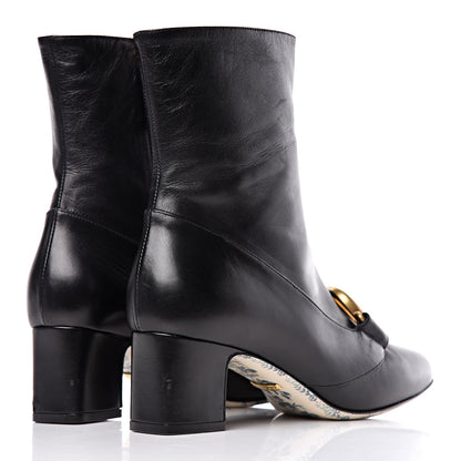Gucci Malaga Kid GG Victoire 55mm Ankle Boots 37.5 Black 4 of 12