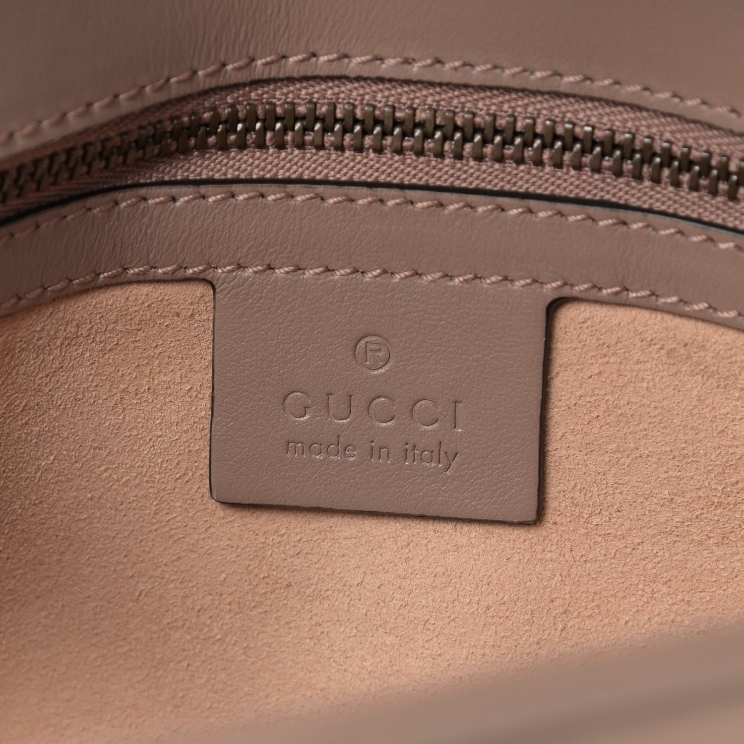Gucci Calfskin Matelasse Small GG Marmont Shoulder Bag Porcelain Rose 5 of 9