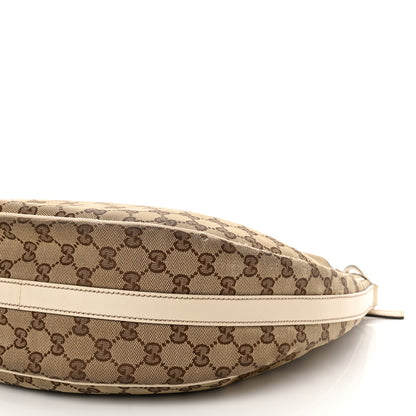 Gucci Monogram Medium GG Twins Hobo Ivory 10 of 15