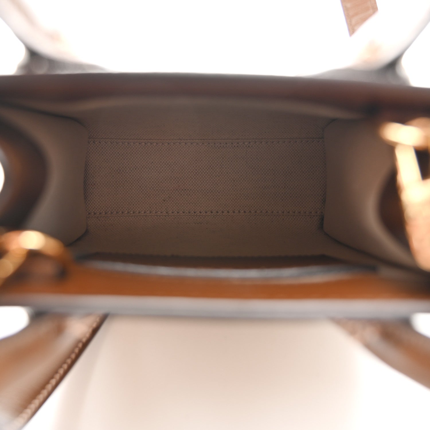 Gucci GG Supreme Monogram Azalea Calfskin Mini Retro Interlocking G Tote Bag Beige Ebony Brown Sugar Beige Ebony Brown Sugar 5 of 10