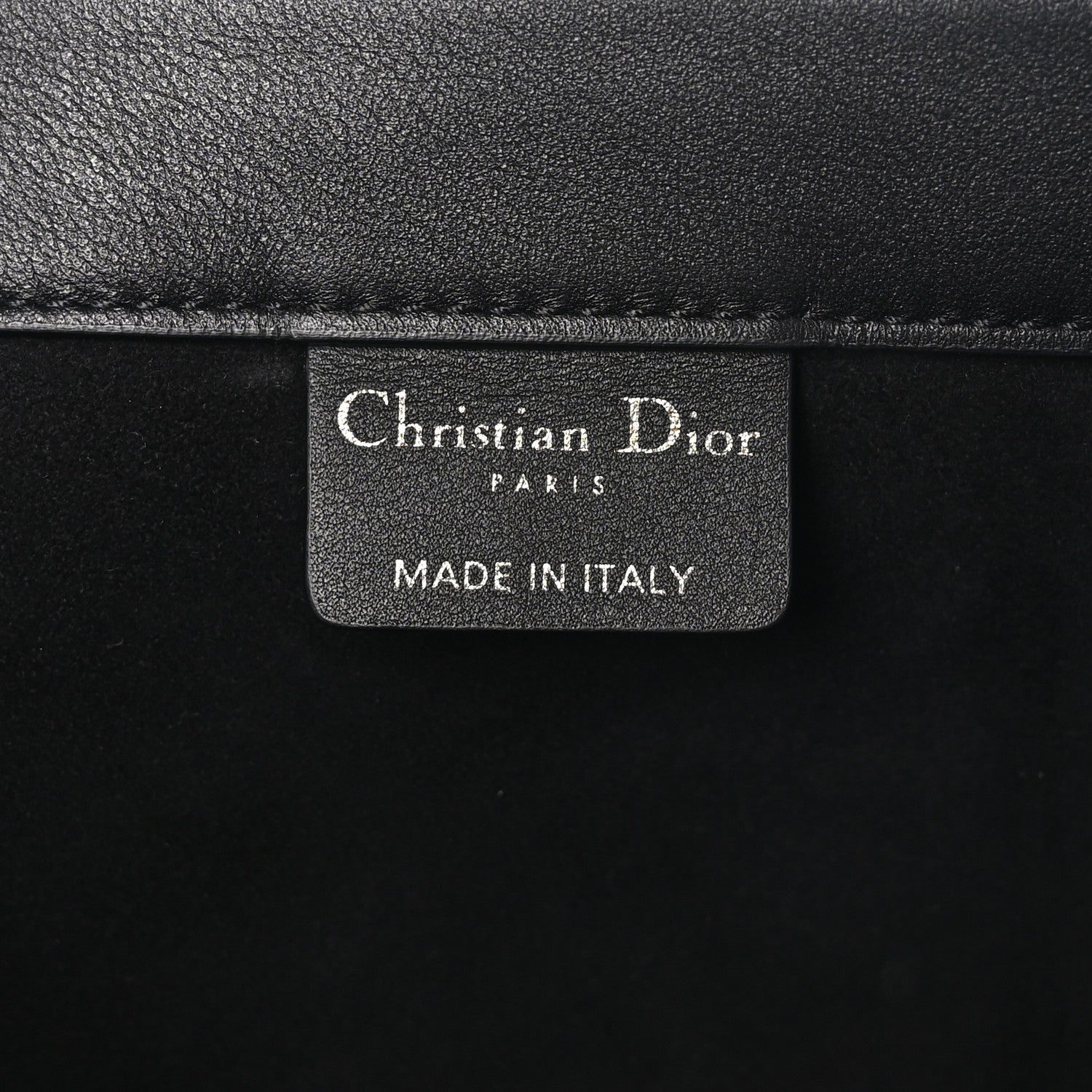 Christian Dior Calfskin Embossed Medium Book Tote Black 6 of 10