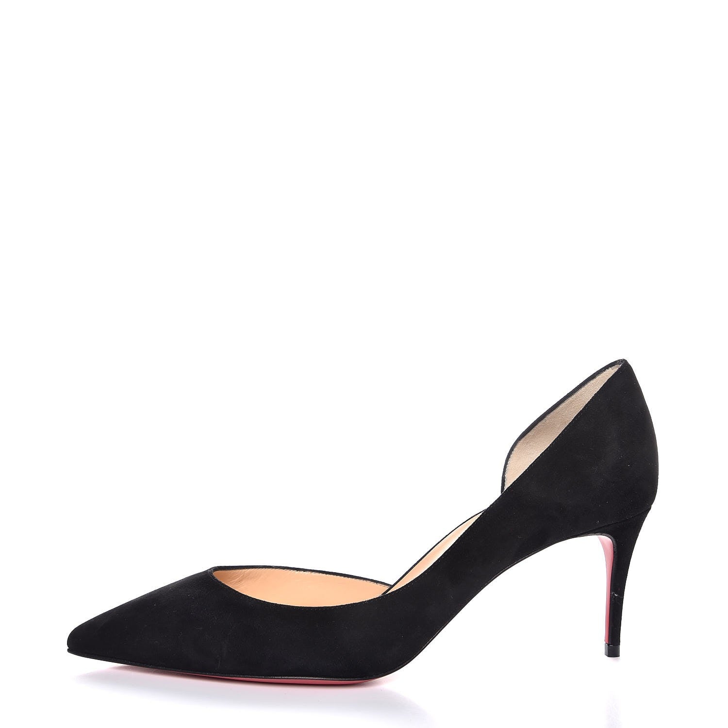 Christian Louboutin Veau Velours Iriza 70 Pumps 36 Black 1 of 8
