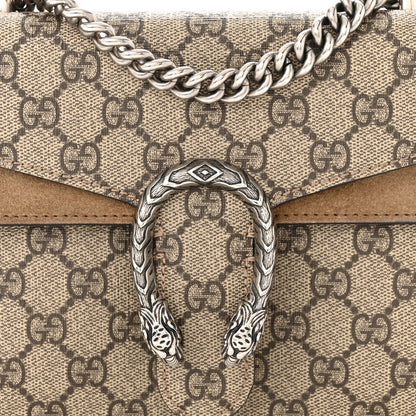 Gucci GG Supreme Monogram Mini Dionysus Shoulder Bag Taupe 8 of 12