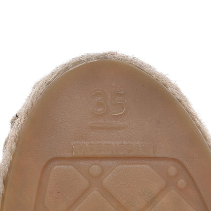 Chanel Lambskin CC Espadrilles 35 Black 8 of 10