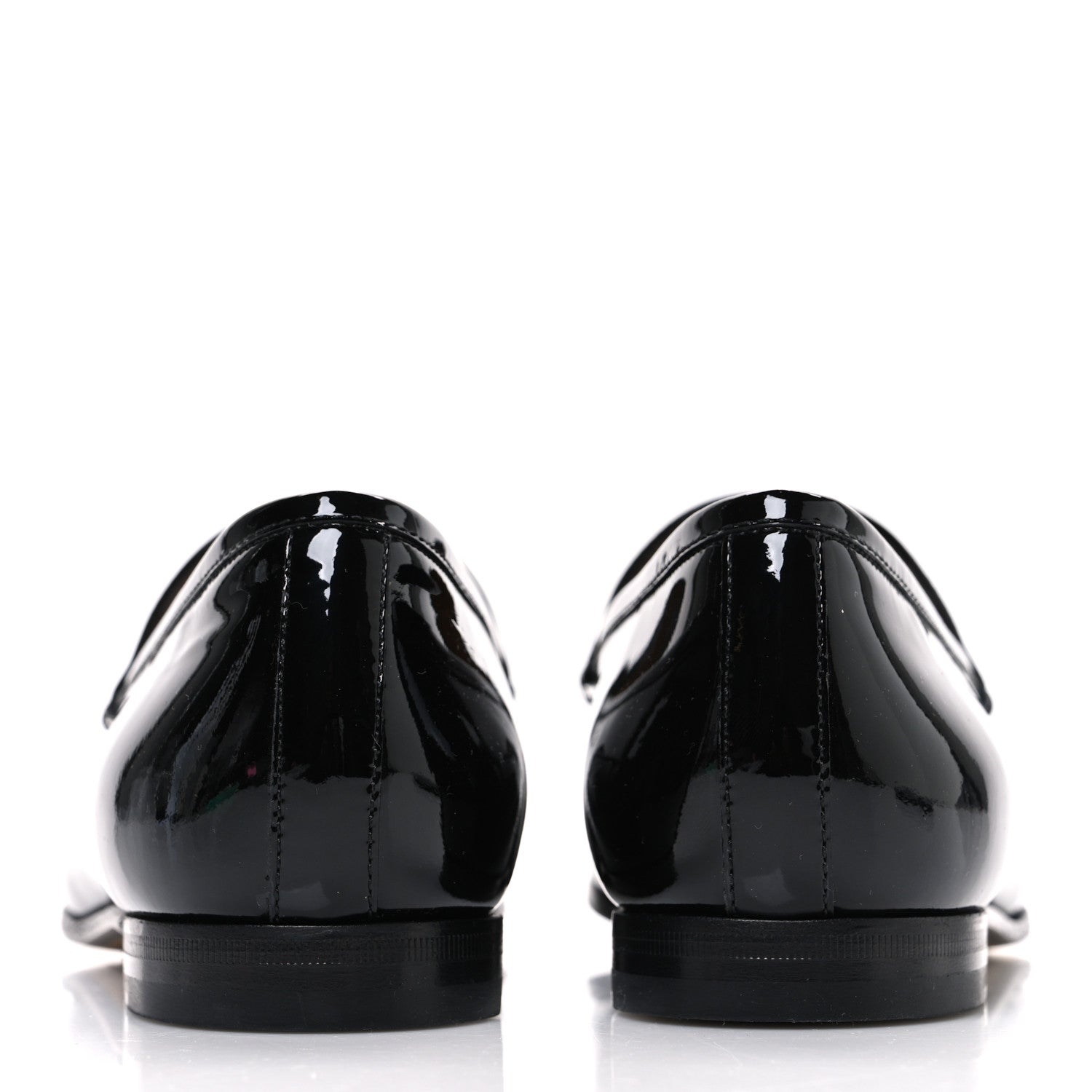 Gucci Patent Womens Jordaan Loafers 40 Black 6 of 11