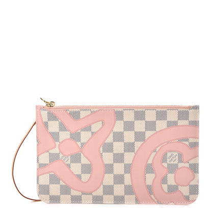 Louis Vuitton Damier Azur Tahitienne Neverfull MM GM Pochette 1 of 8