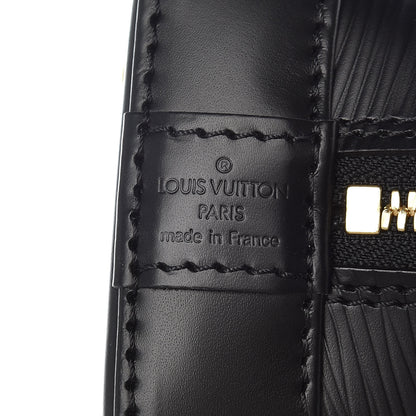 Louis Vuitton Epi Blooming Flowers Alma BB Black 9 of 9