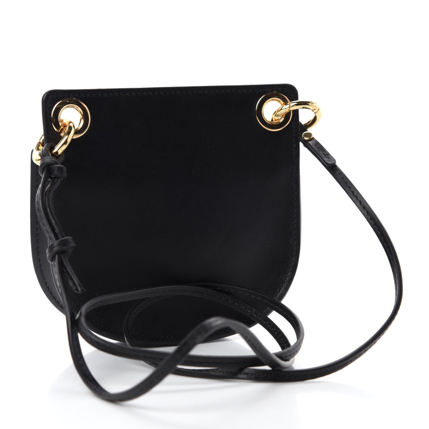 Chloe Shiny Calfskin Tess Mini Crossbody Bag Black 3 of 9