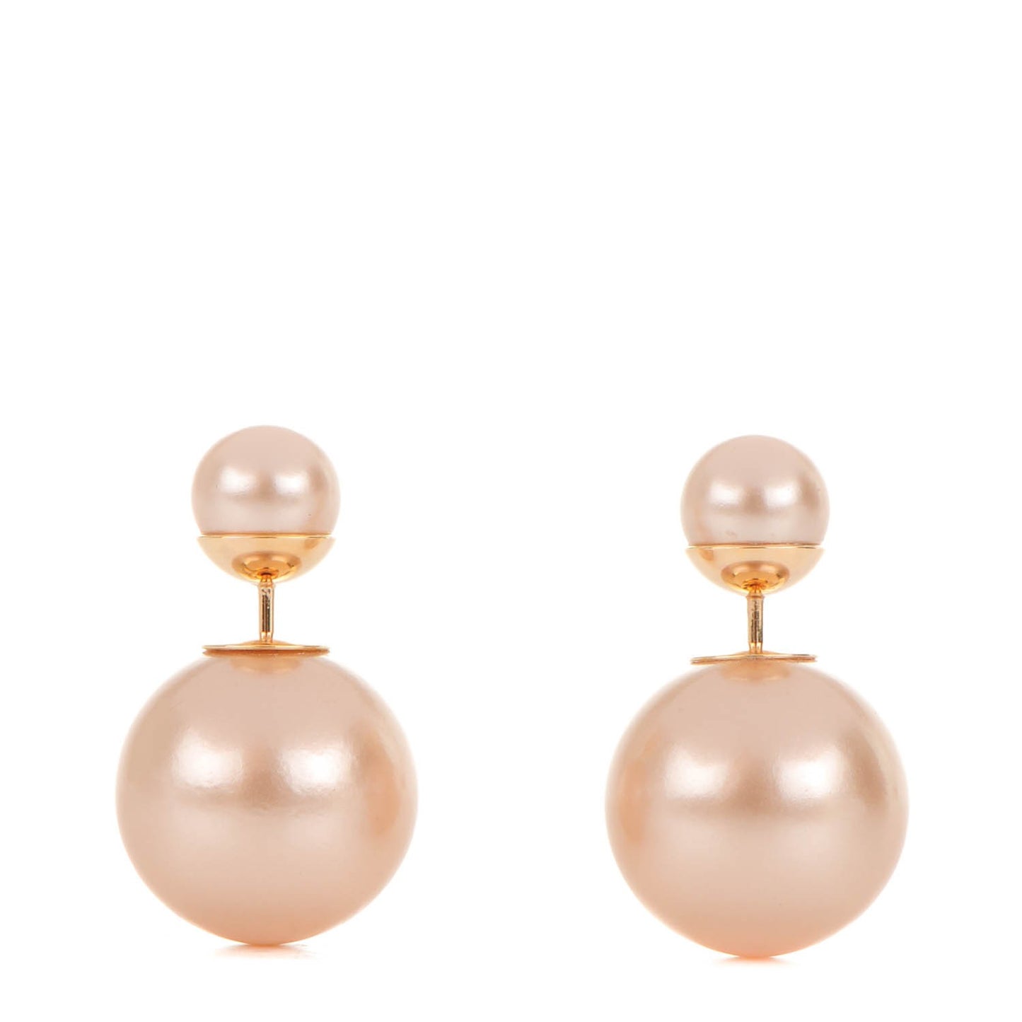 Pearl Mise En Dior Tribal Earrings Pink