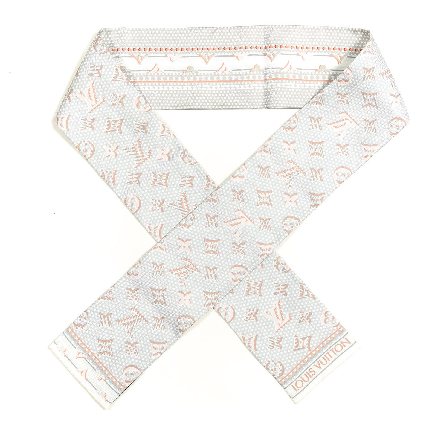 Silk Monodots Bandeau Light Blue