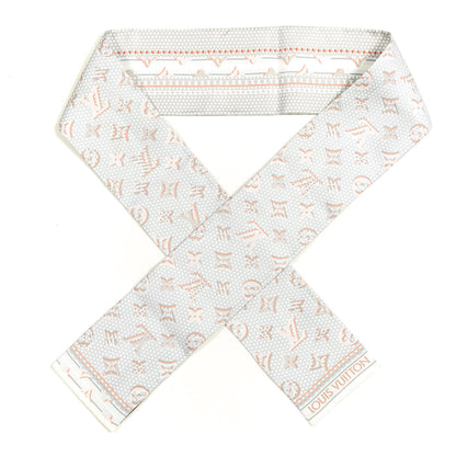 Louis Vuitton Silk Monodots Bandeau Light Blue 1 of 4