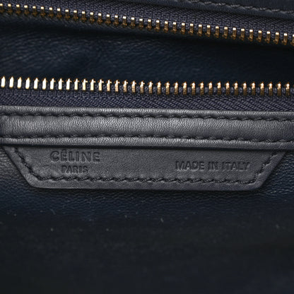 Celine Smooth Calfskin Mini Luggage Navy Blue 6 of 13