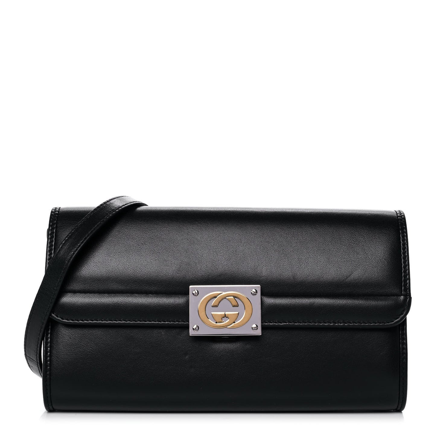 Lambskin Linea Matisse Shoulder Bag Black