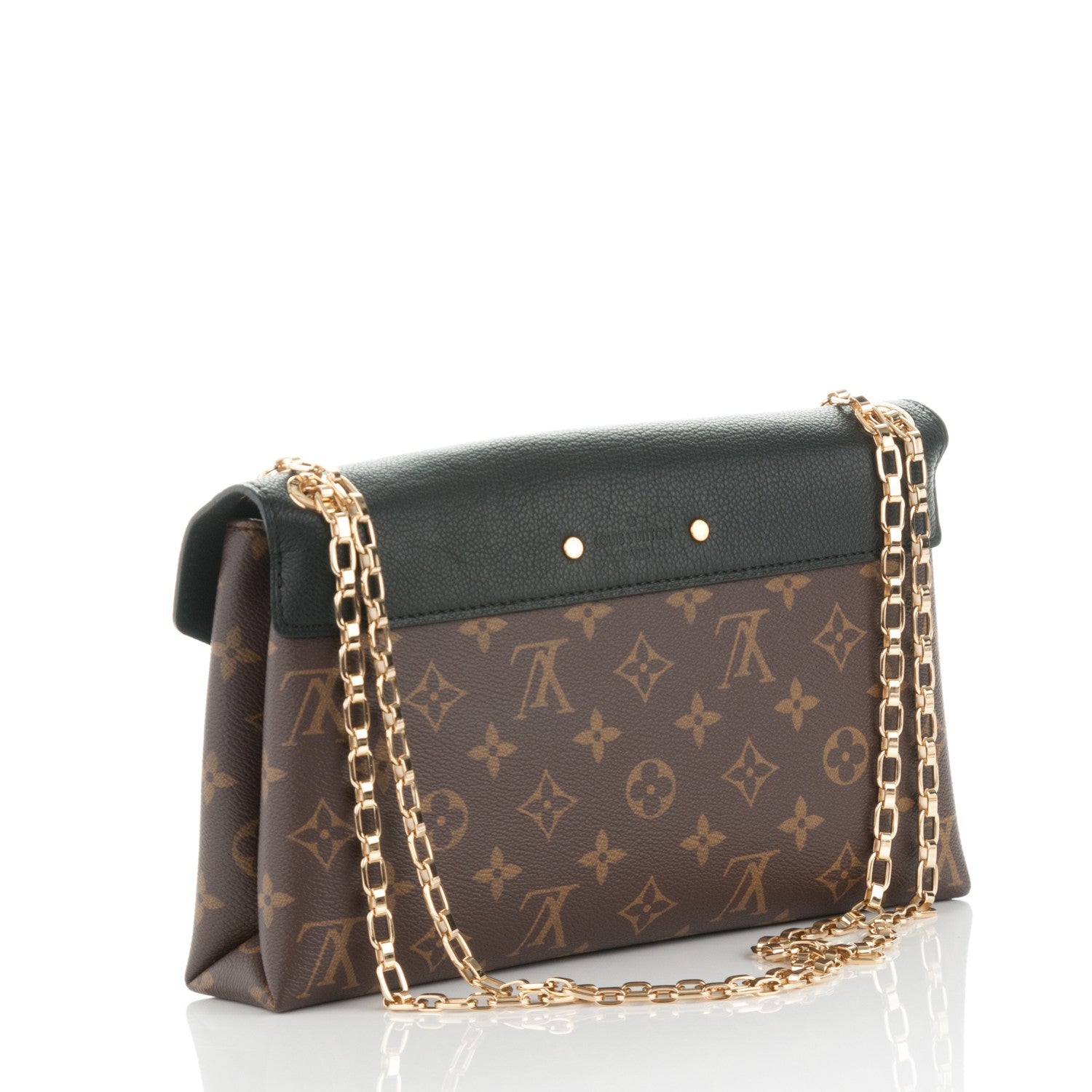 Louis Vuitton Monogram Pallas Chain Black 3 of 7