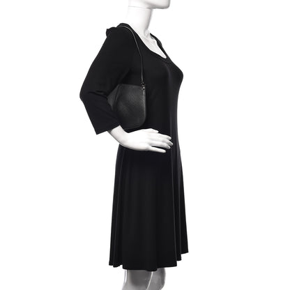 Louis Vuitton Epi Demi Lune Pochette Black 2 of 10