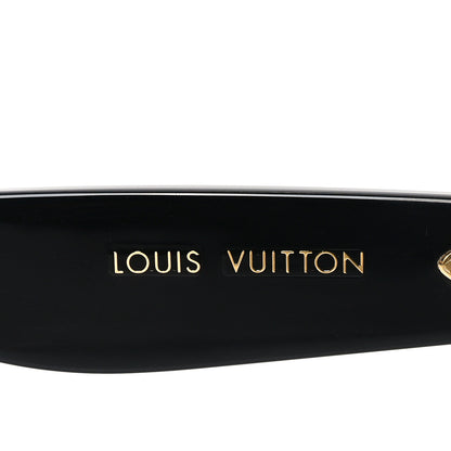 Louis Vuitton Acetate LV Oval Sunglasses Z1981W Black 5 of 8