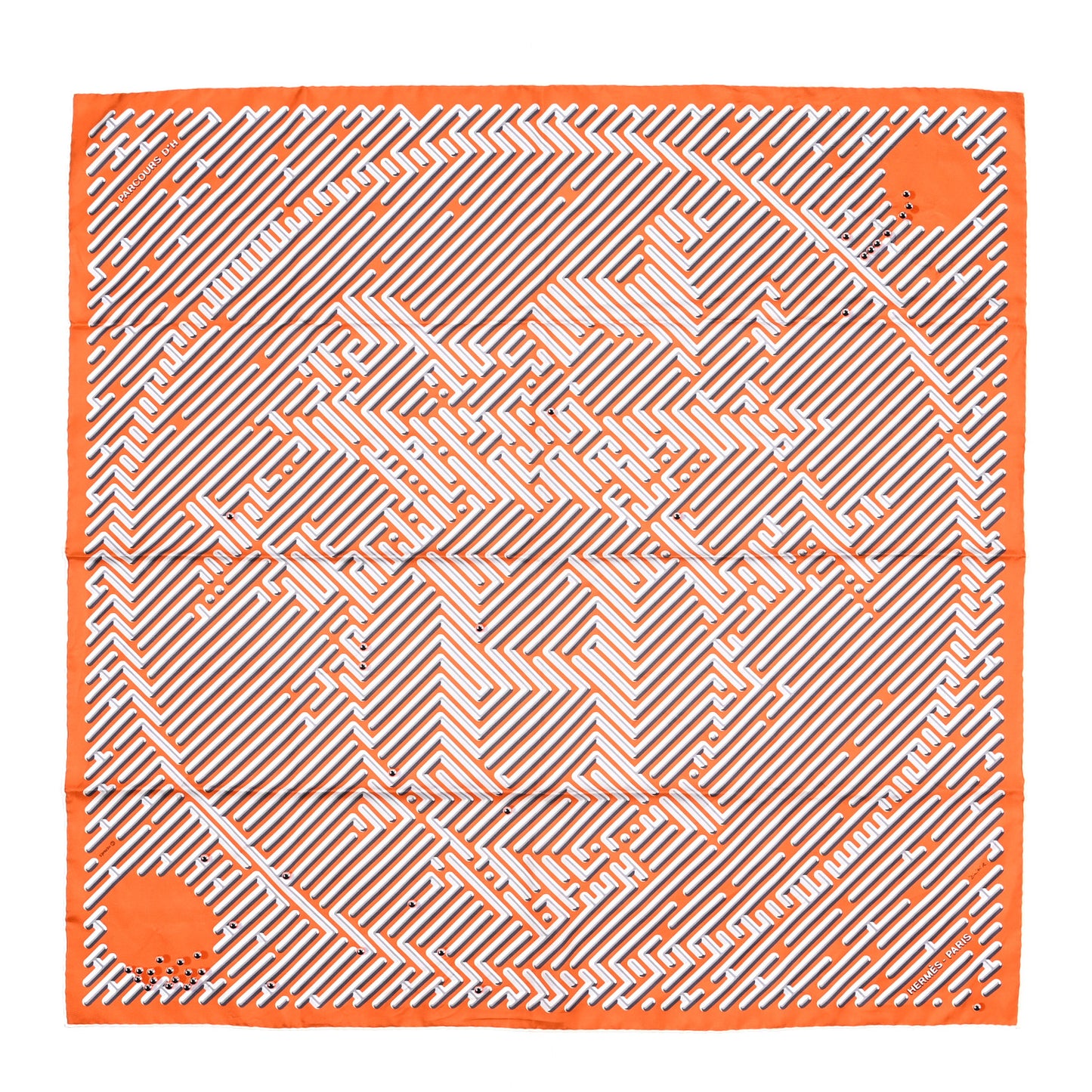 Silk Parcours D'H Scarf 90
