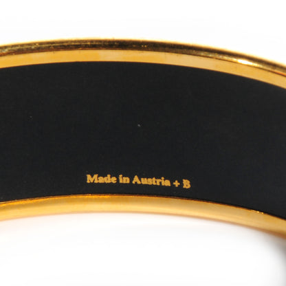 Hermes Enamel Printed Celestial Mythology Wide Bracelet 70 Bleu 4 of 6