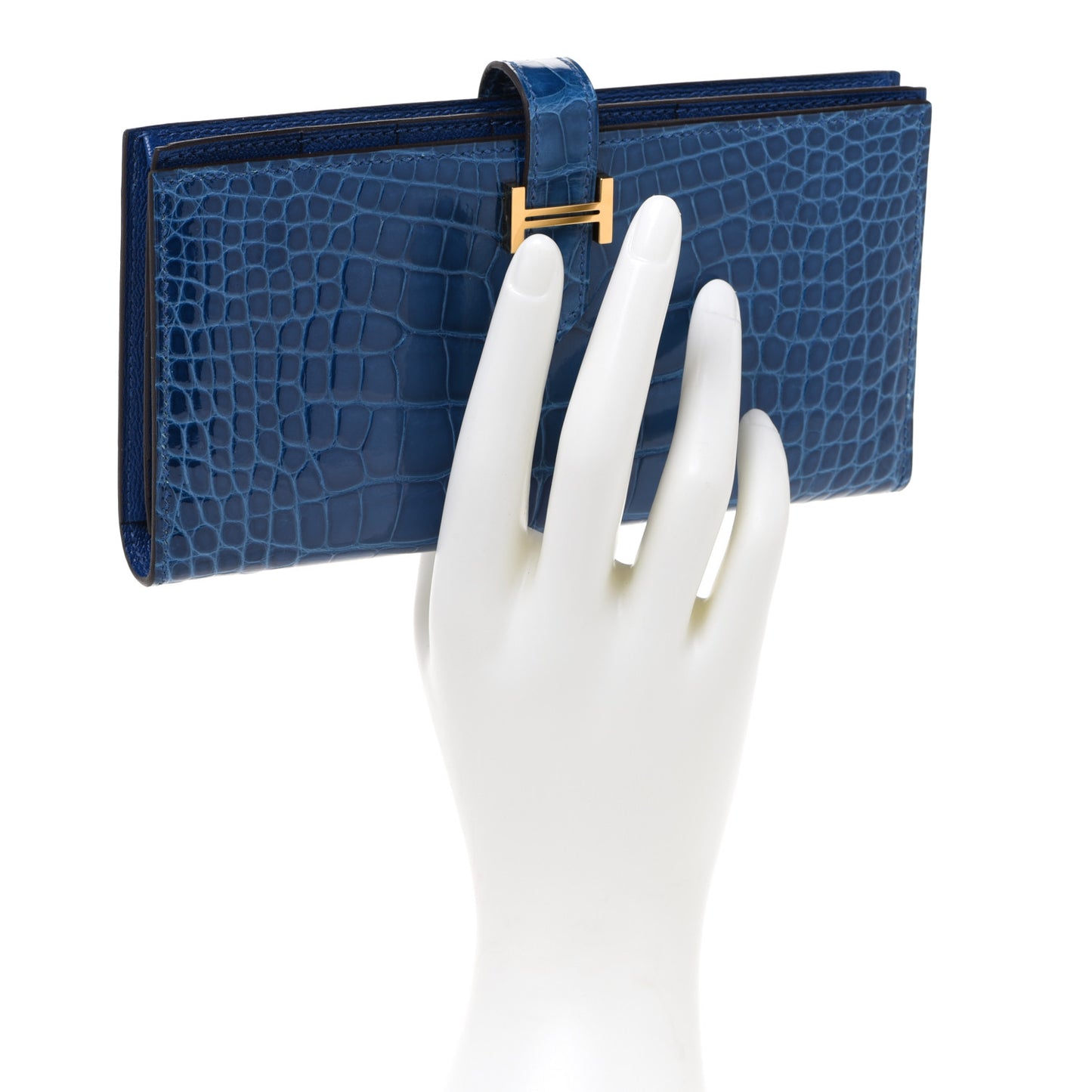 Shiny Alligator Bearn Wallet Mykonos
