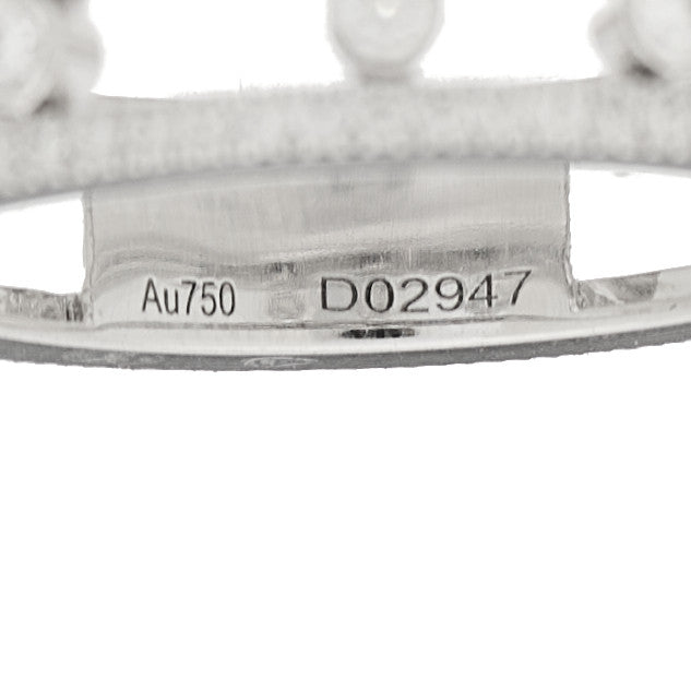 Messika 18K White Gold Diamond Move Romane Band Ring 52 6 4 of 6