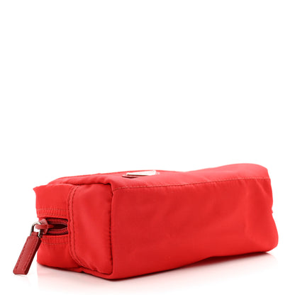 Prada Tessuto Nylon Vela Cosmetic Pouch Rosso 4 of 7