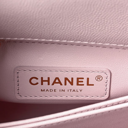 Chanel Caviar Quilted Mini Coco Handle Flap Light Pink 7 of 12