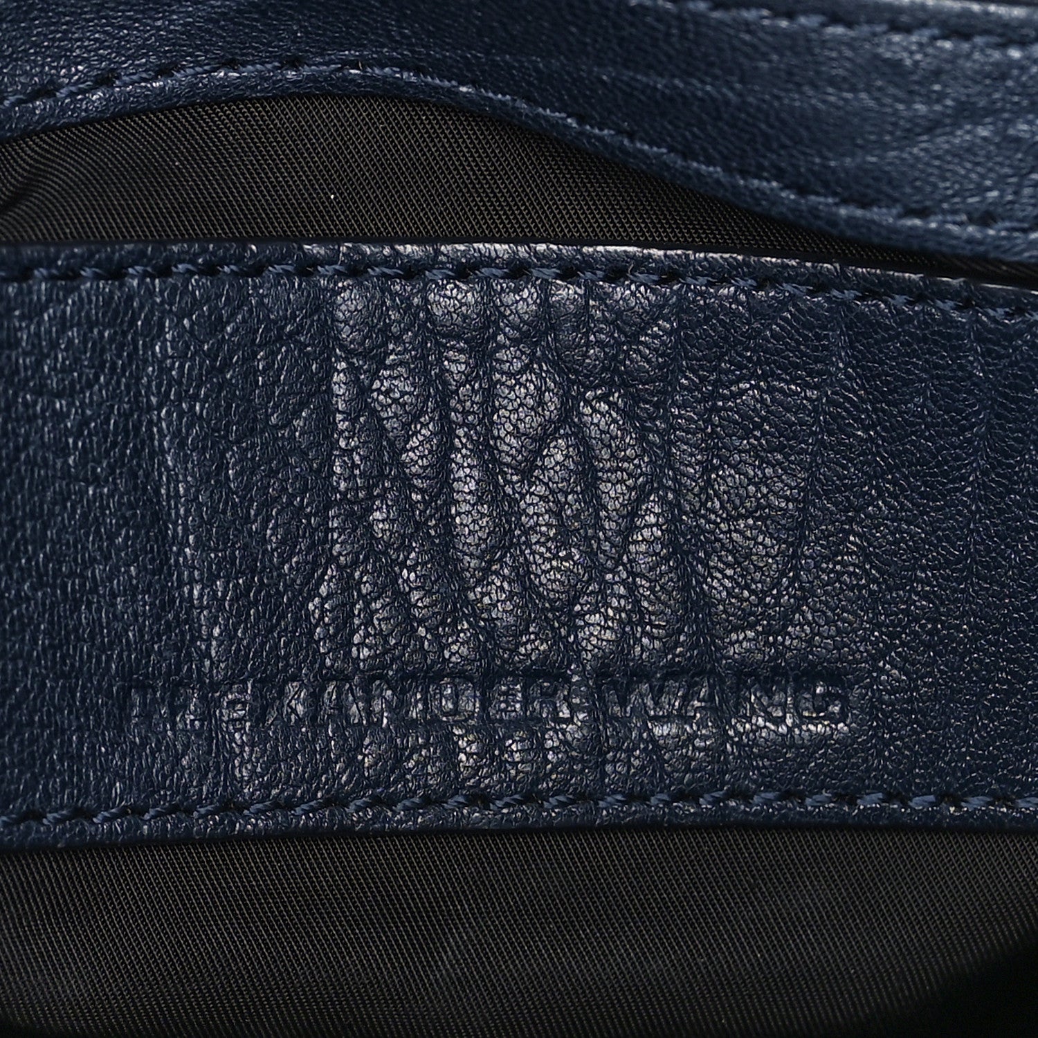 Alexander Wang Pebbled Lambskin Mini Rockie Navy Silver Hardware 6 of 8