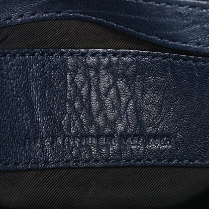 Alexander Wang Pebbled Lambskin Mini Rockie Navy Silver Hardware 6 of 8