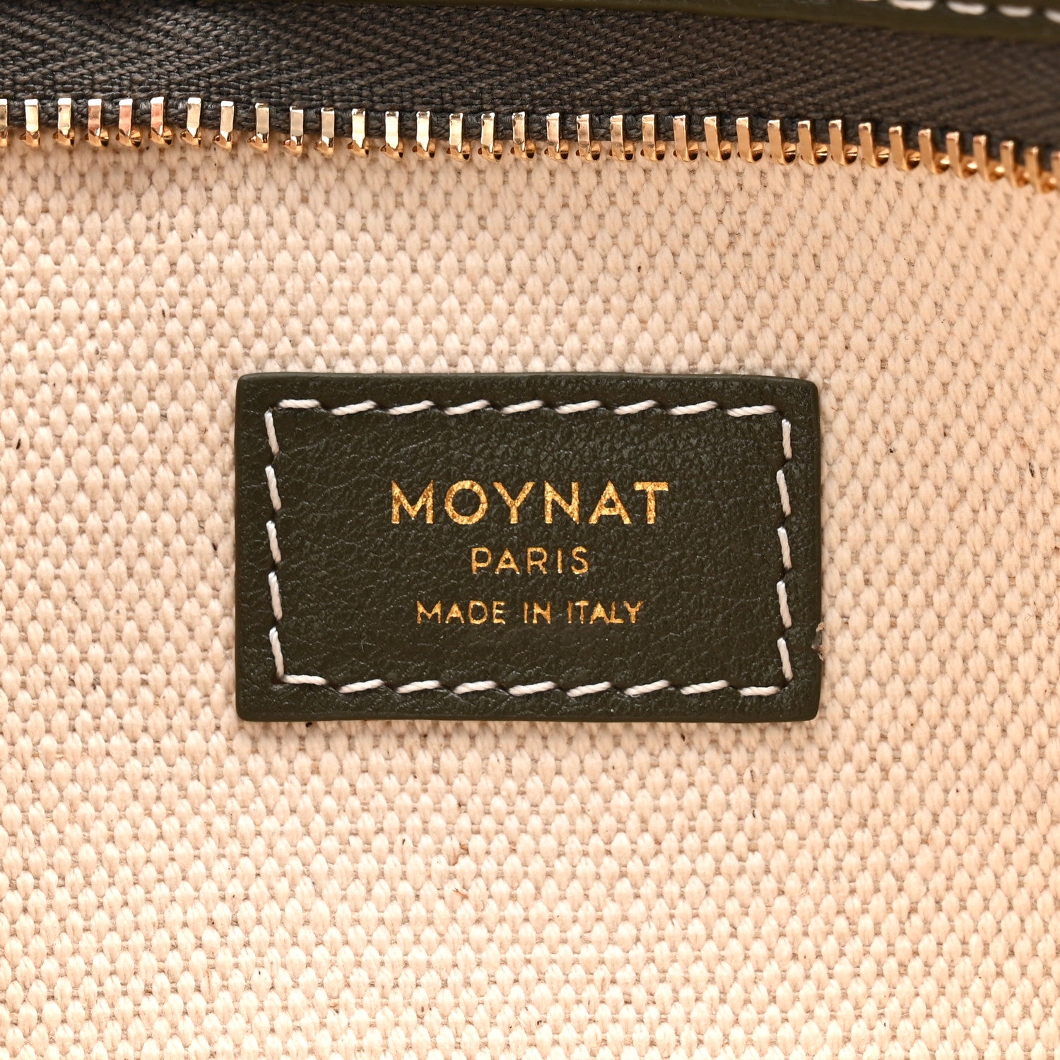 Moynat Canvas M Pochette PM Kaki 6 of 10