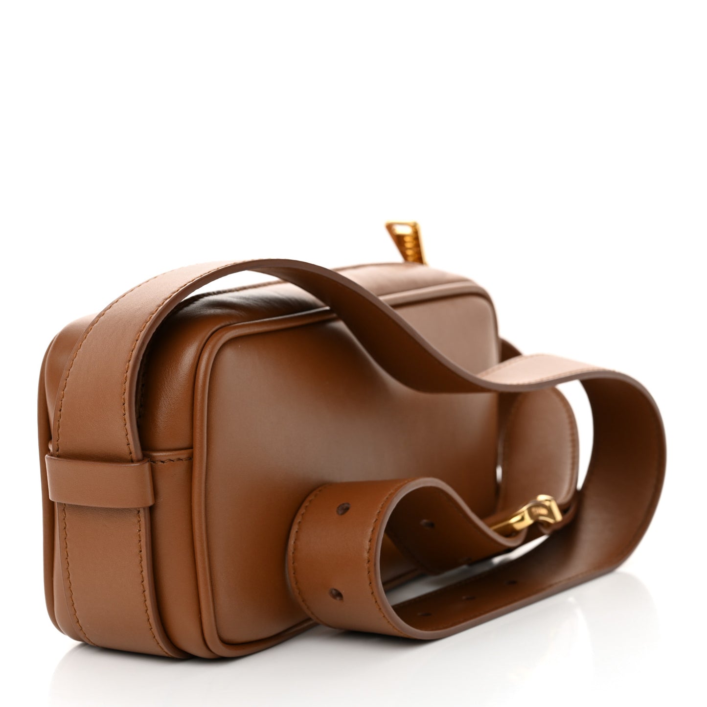 Soft Calf Softy Shoulder Bag Cognac
