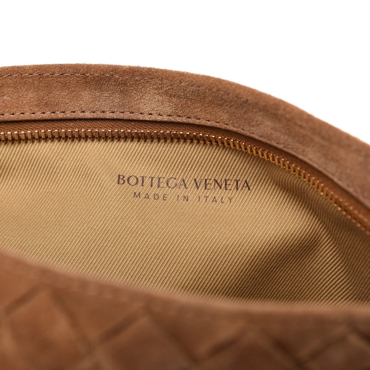 Suede Intrecciato BV Twist Caramel