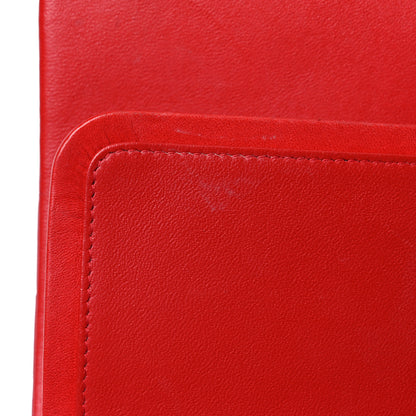 Chanel Lambskin Quilted Jumbo Double Flap Red 19 of 35