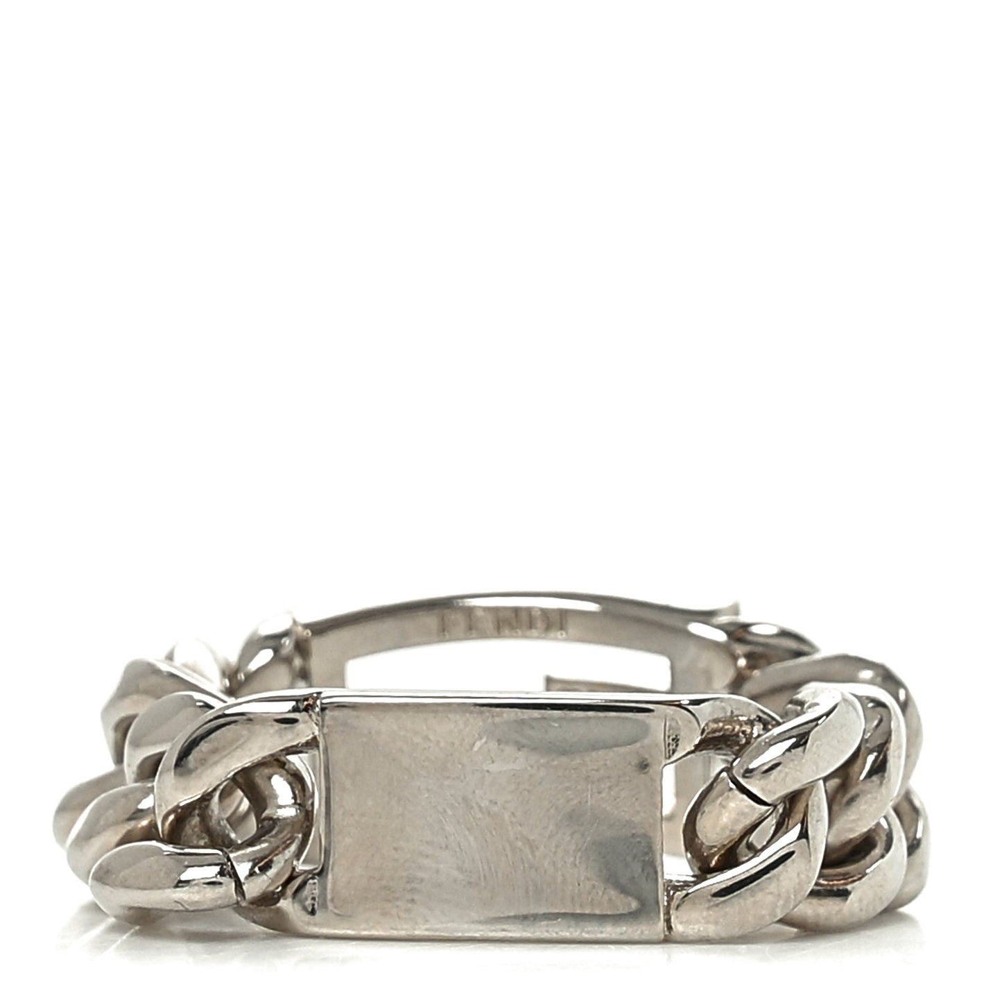 Metal FF Chain Ring S Silver