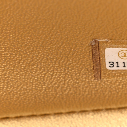 Chanel Metallic Caviar Quilted Mini Top Handle Rectangular Flap Gold 7 of 10