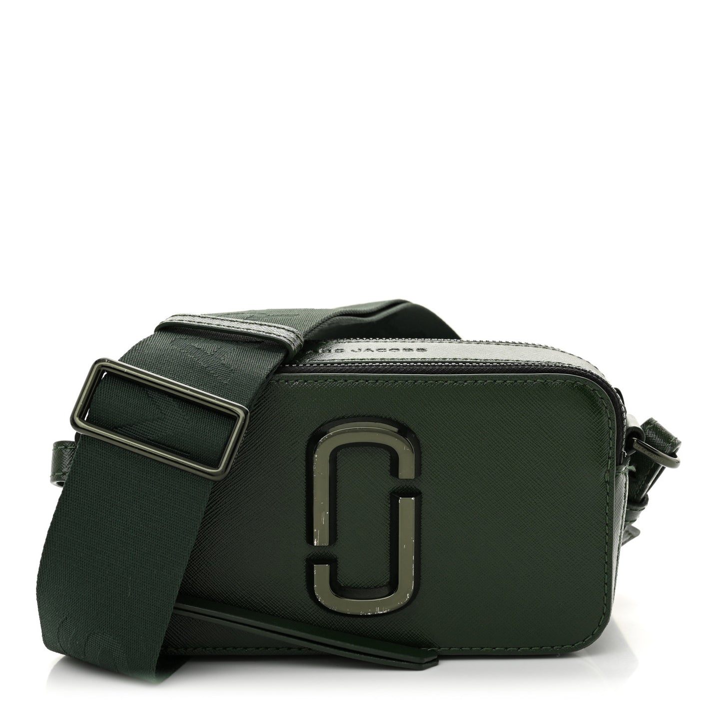 Saffiano Small Snapshot Camera Bag Olive Green