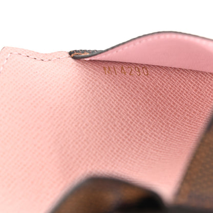 Louis Vuitton Damier Ebene Recto Verso Card Holder Rose Ballerine 7 of 8
