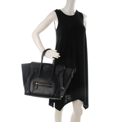 Celine Smooth Calfskin Mini Luggage Navy Blue 2 of 9